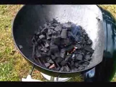 How to light up a charcoal grill without lighter fluid