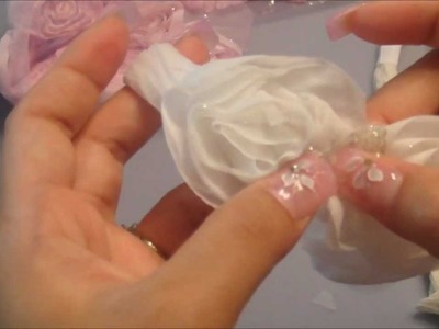 How to make a Baby Headband decorated w. WOC products