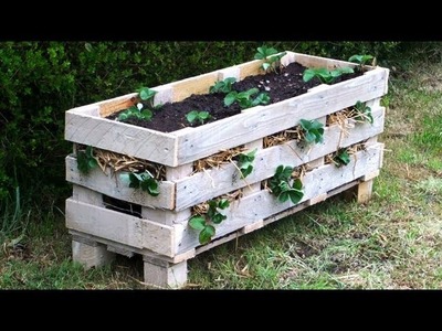 How to make a better Strawberry Pallet Planter