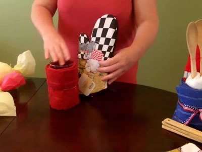 How to make a Kitchen Towel Gift Set (Housewarming)