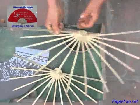 How to make a Paper Fan by hands (Tutorial)