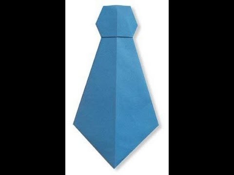 How To Make A Paper Neck-tie (HD)