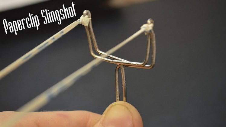 How to Make a Paperclip Slingshot