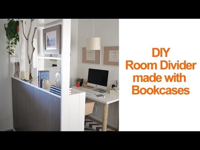 How to make a temporary room divider with IKEA Billy Bookcases - Season 2 - Ep 11