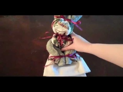 How To Make A Towel Bunny