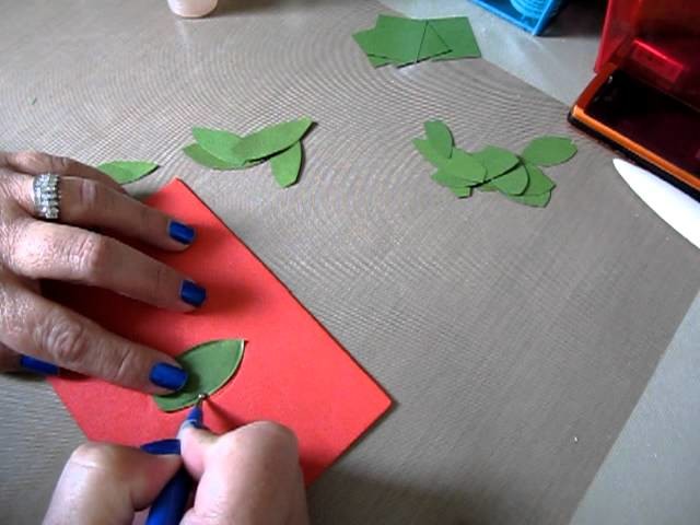 How to Make and Emboss a Paper Leaf