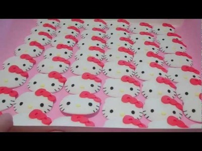 How to Make Hello Kitty Cupcake Toppers (2) Using the Cutter & Embosser