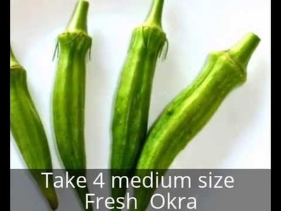 How to make okra water  for diabetics