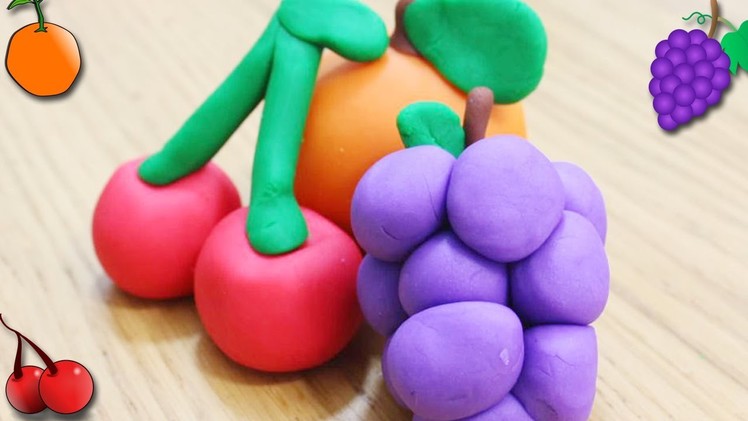 How to Make Playdough Fruits | Popular Play Doh Fruits