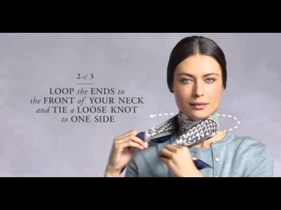 How To Tie A French Twist Scarf Knot | Brooks Brothers