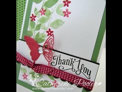 How to use Border Punches for Card Making - Catherine Pooler