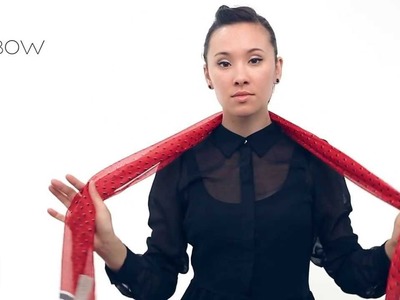 How to wear oblong scarf - Tie Rack Edition