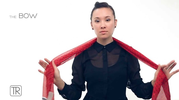 How to wear oblong scarf - Tie Rack Edition