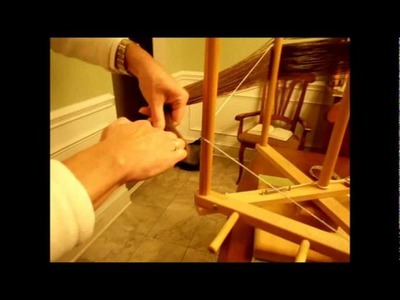 How to Weave on a Loom - Video 6 - Measuring a warp for weaving Part 2