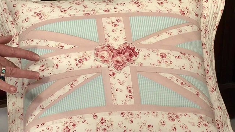 Make a Union flag cushion with Anne Baxter Taster Video