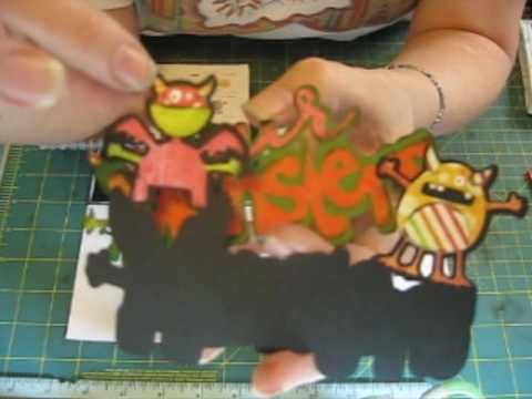 Our Monsters  ~ Handmade Cards by Jeannie Phillips ~ How to Video