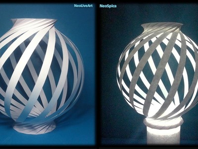 Paper Lamp Ball Twist Spiral 1