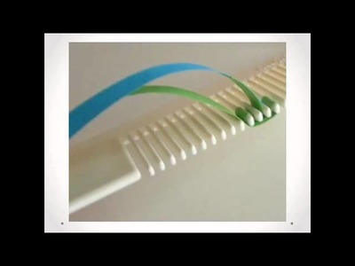 Paper Quilling using Hair Comb - Tutorial