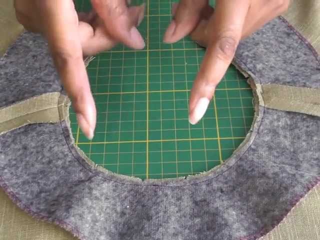 Sewing Facing to Curved Necklines