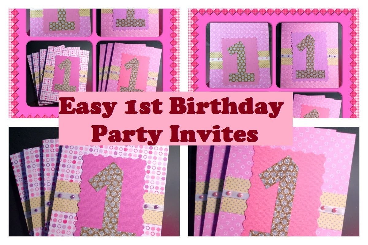 Easy first. 1st Birthday Cards. Bt21 Birthday DIY.