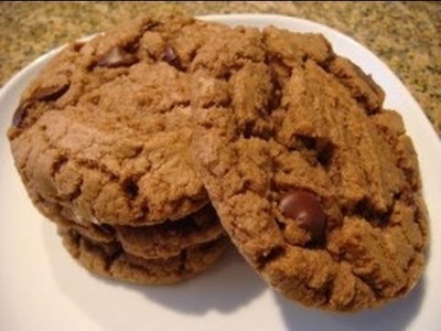 Thick and Chewy Nutella Chocolate Chip Cookies