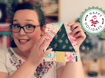 TUTORIAL: Paper-Pieced Christmas Trees | 3and3quarters