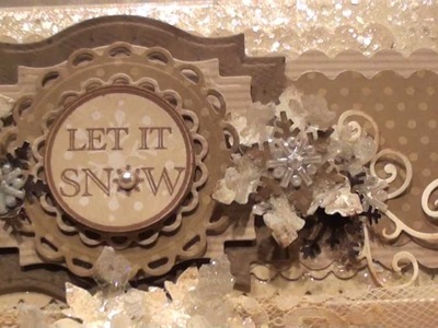 Vintage 'Iced Snowflake' Ornament.Embellishment Tutorial and Altered Box
