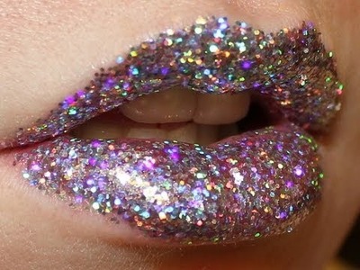 3D Silver Glitter Lips: Tips Trick & Tutorial