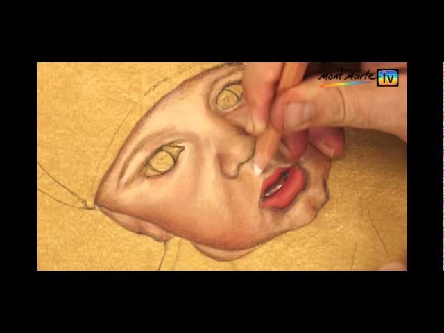 Art Lesson: How to draw realistic skin tones using Pastel