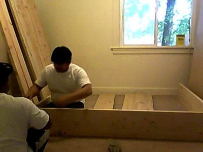 Building Platform Bed Frame Part 1 of 10