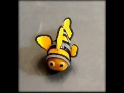 Cake decorating - how to make a fish cake topper like nemo