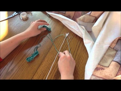 Chinese Staircase Stitch to Wrap Earbuds