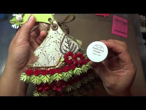 Christmas Tree Mini Album Ornament