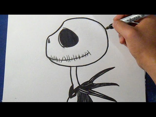 Cómo dibujar a Jack skeleton 4 | How to Draw jack skellington
