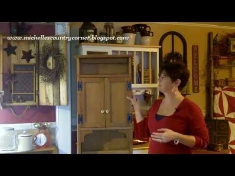 Country Cabinet Makeover - Country Decorating Ideas