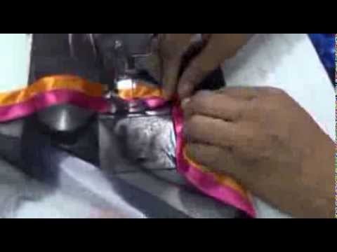Designer Saree Lace Making-How To Make Designer Saree Blouse(Choli).Sewing Stitching