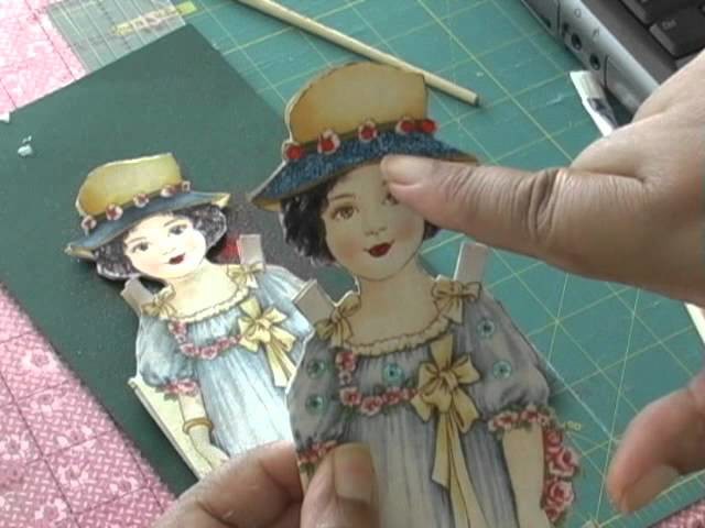Fabric cards - how to make cards with paper and fabric
