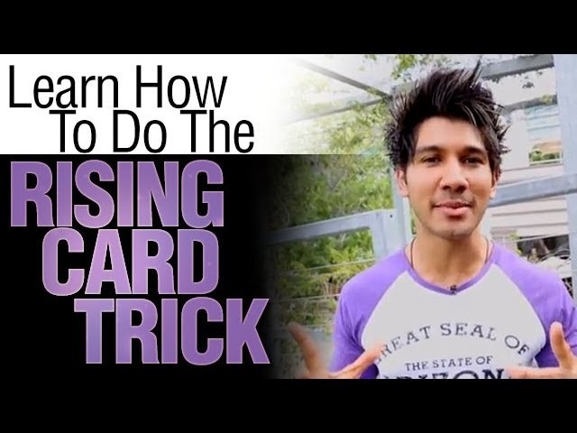Free Magic Trick: Learn How To Do The Rising Card Trick!
