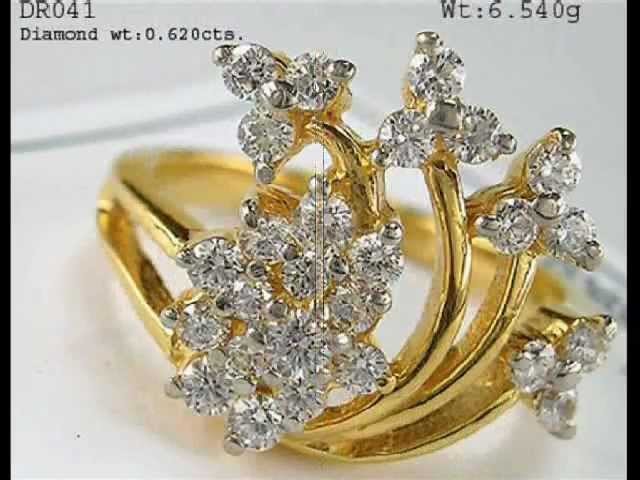Gold Rings Designs By Vardhman.wmv