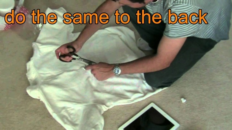 HOW TO- Bloody iPad2 Halloween Costume- Gaping hole in torso