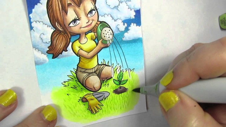How to Color Grass Part 2: Gardening Mae