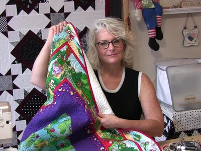How to hand sew binding on a quilt