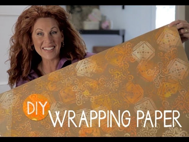 How to Handmake Wrapping Paper • Easy • Kid-friendly • Cool