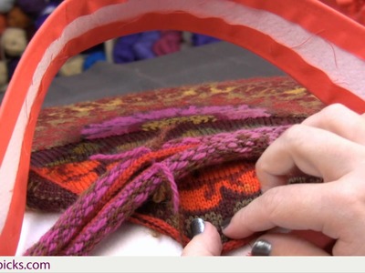 How to Line the East Meets West Bag Part 8: Attaching Magnetic Closures
