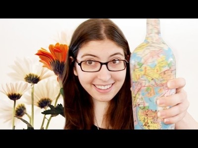 How to Make a Collaged Map Bottle