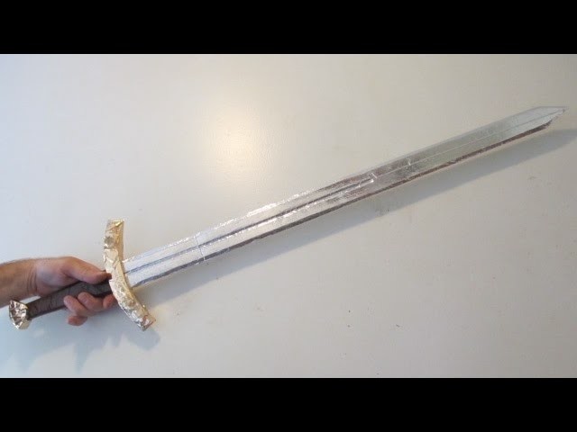 How to Make a Foil Tape Sword