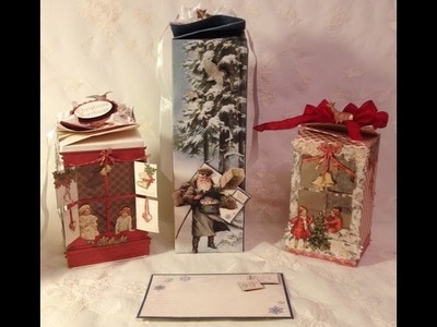 How to make a twisted gift box with Tim Holtz window and window box die