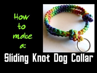 How to Make: Adjustable Sliding Knot Collar