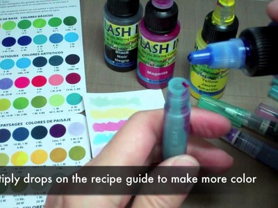 How to Make Brush Tip Markers with Splash Ink