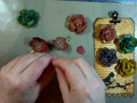 How to make Grunge Paper roses
